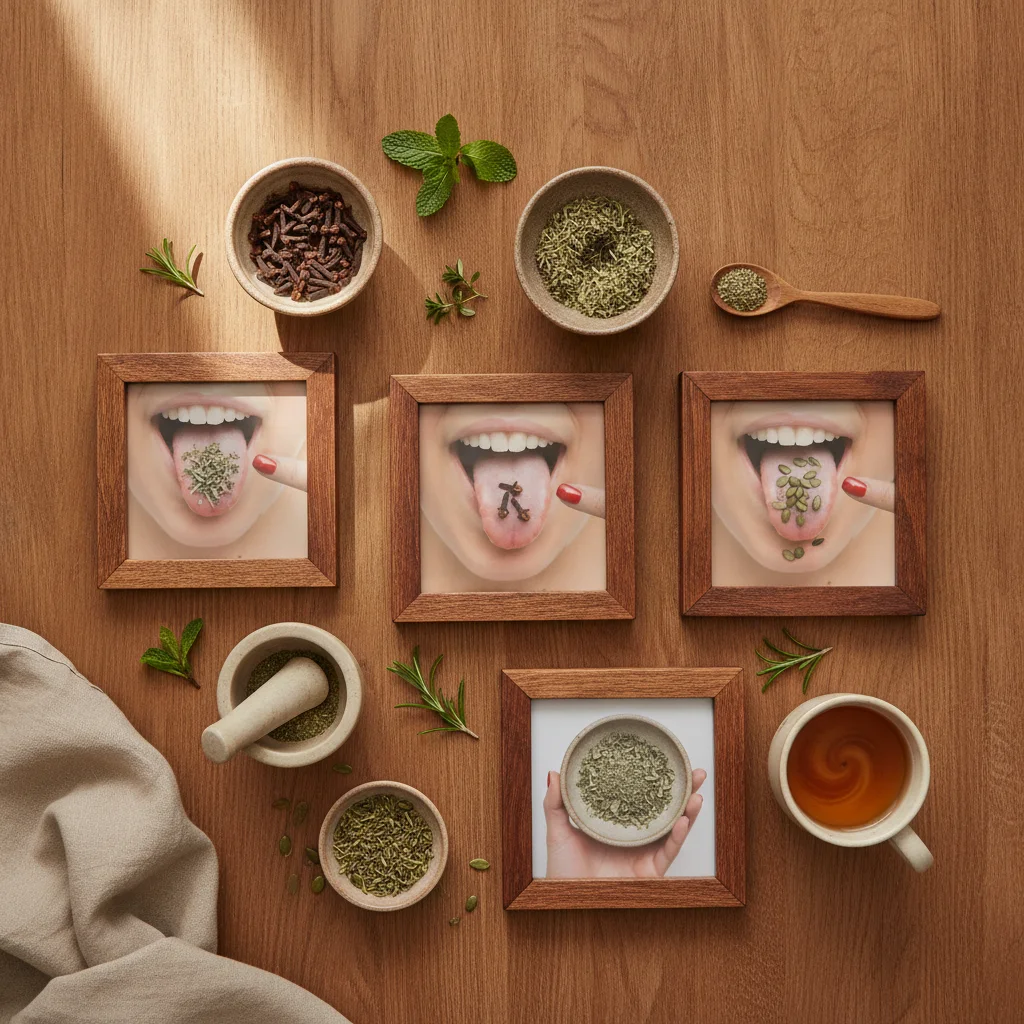 Linsensuppe mit Gemüse in Schüsseln